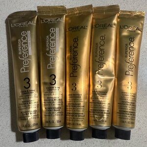 5 Loreal Superior Preference COLOR & SHINE #3 Conditioner 1.86oz Care Supreme